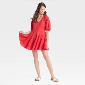 NWT UNIVERSAL THREAD women's bell elbow sleeve mini dress